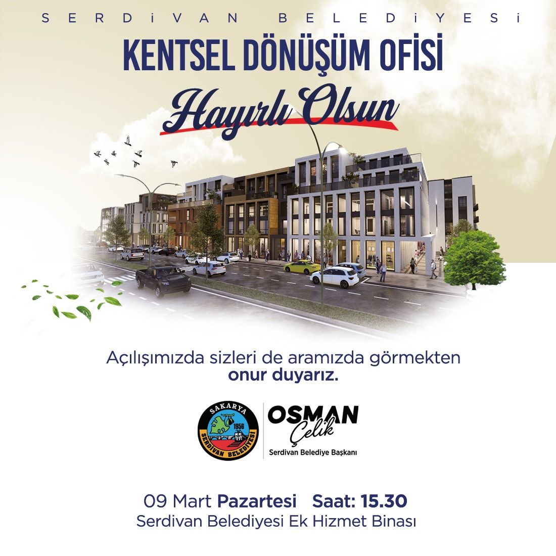 Serdivan’da Kentsel Dönüşüm İçin Yeni Dönem Bilgilendirme Ofisi Hizmete Açılıyor