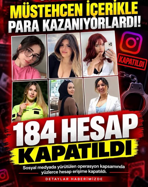 Sosyal medyada dev müstehcenlik operasyonu: 419 hesap erişime engellendi!