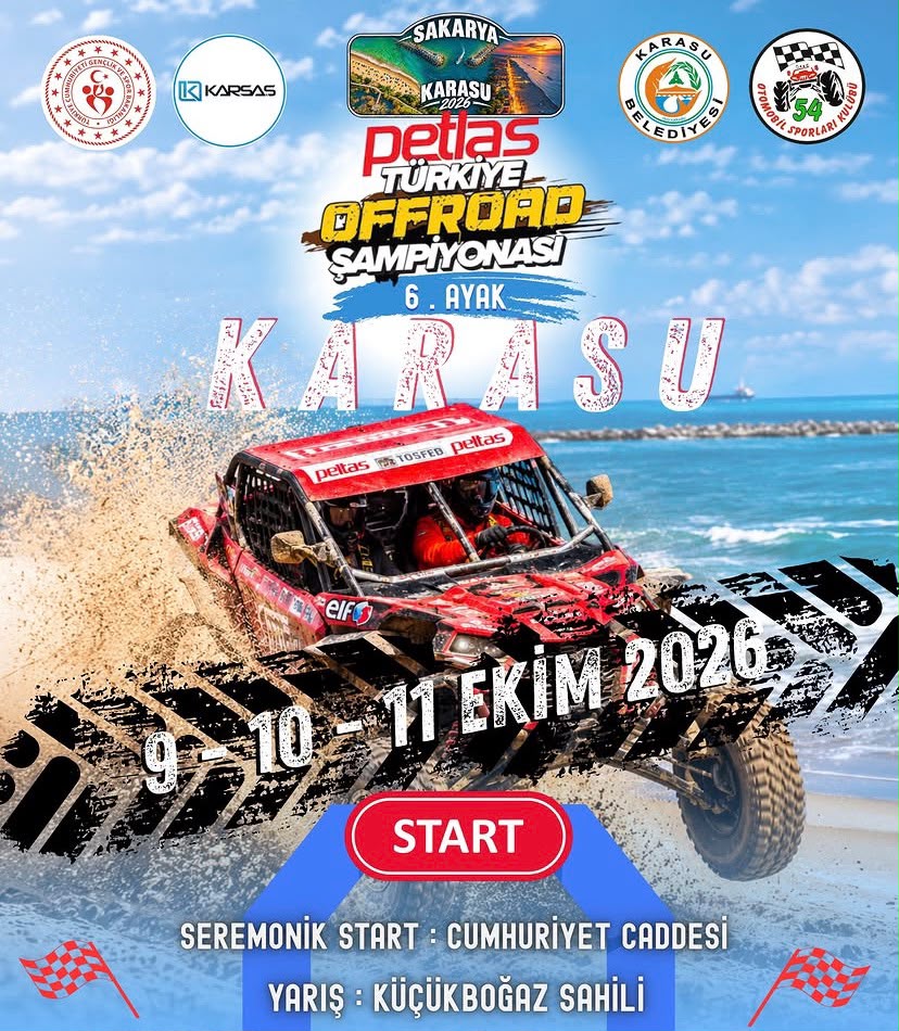 PETLAS 2026 TÜRKİYE OFFROAD ŞAMPİYONASININ FİNAL HEYECANI SAKARYA/KARASU’DA!