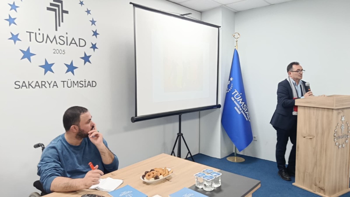 Sakarya TÜMSİAD'da Gazze’nin sesi yükseldi; İslam Asalya yaşadıklarını anlattı